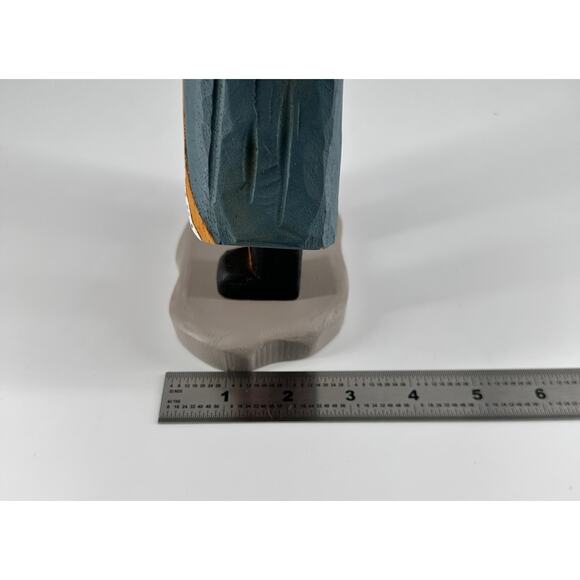 Hand-Carved Santa Figurine by Dave & Pat Justice #24 1998 Folk Art Christmas - Picture 6 of 12